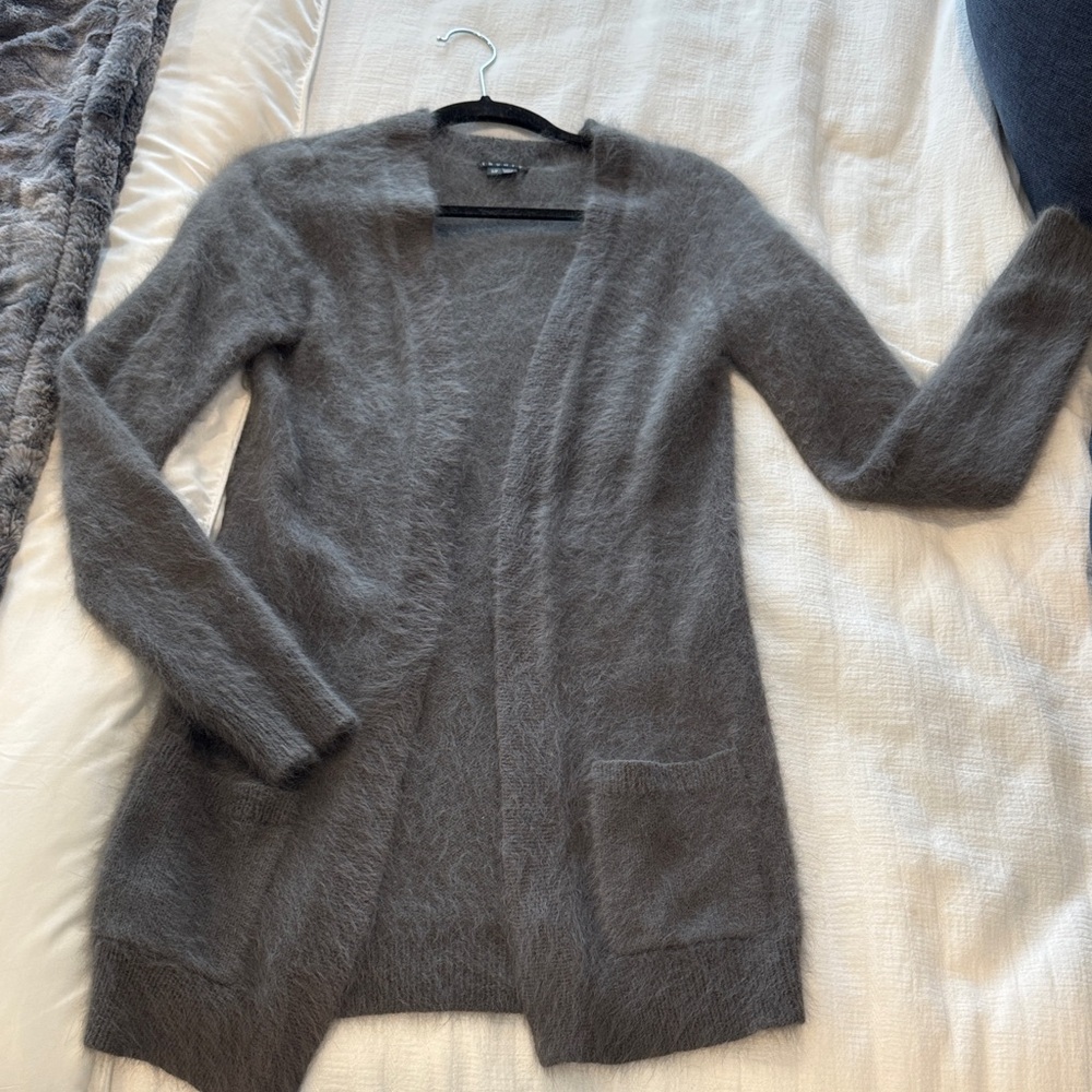 Theory Soft Gray Women's Cardigan